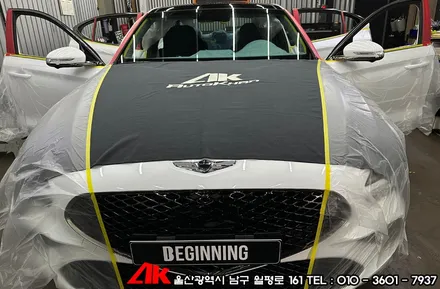 울산틴팅 유쉴드 바이올렛 제네시스G70 시공 / 울산 남구