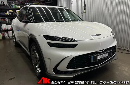 제네시스 GV60 유쉴드 썬팅 및 파인뷰 블랙박스 설치 / 울산 남구