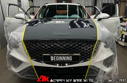 제네시스 GV70 썬팅 및 블랙박스 설치 / 울산 남구