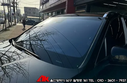 울산신차썬팅 제네시스 GV80 유쉴드 바이올렛 필름 시공 / 울산 남구