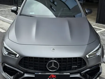 CLA 45s AMG 마운틴 그레이 마그노, 무광이라 울산 PPF 오토칸에서 보호했습니다. / 울산 남구