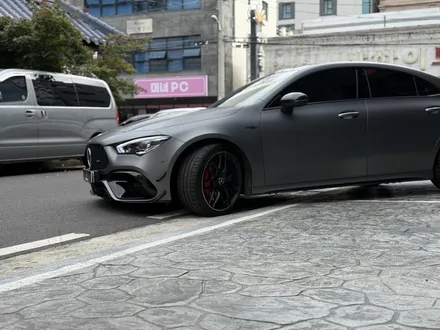 CLA 45s AMG 마운틴 그레이 마그노, 무광이라 울산 PPF 오토칸에서 보호했습니다. / 울산 남구