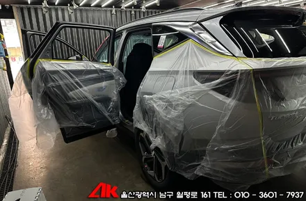 울산자동차썬팅 투싼 유쉴드 스카이90 필름 시공 / 울산 남구