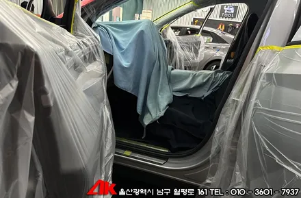 울산자동차썬팅 투싼 유쉴드 스카이90 필름 시공 / 울산 남구