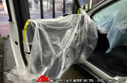 제네시스 GV60 유쉴드 썬팅 및 파인뷰 블랙박스 설치 / 울산 남구