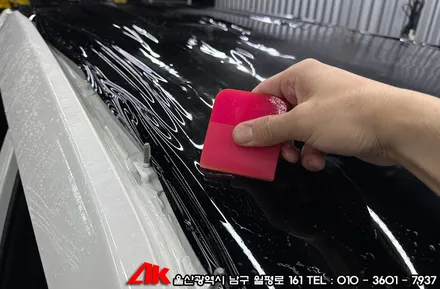 울산루프스킨 랩핑필름이 아닌 블랙PPF 토레스 시공 / 울산 남구