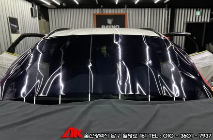 GV70윈도틴팅 유쉴드 바이올렛 틴팅필름 시공 / 울산 남구