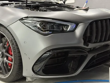 CLA 45s AMG 마운틴 그레이 마그노, 무광이라 울산 PPF 오토칸에서 보호했습니다. / 울산 남구
