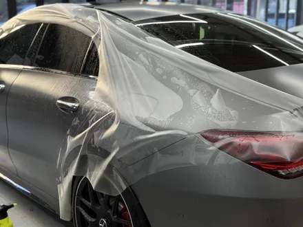 CLA 45s AMG 마운틴 그레이 마그노, 무광이라 울산 PPF 오토칸에서 보호했습니다. / 울산 남구