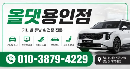 용인 카니발 하이리무진 천정모니터, 구글TV 셋탑으로 안드로이드 변신 / 용인 공세동