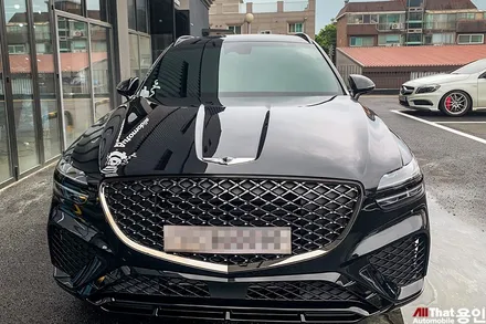 용인 제네시스 GV70 신차패키지 레인보우 썬팅 유리막코팅 / 용인 공세동