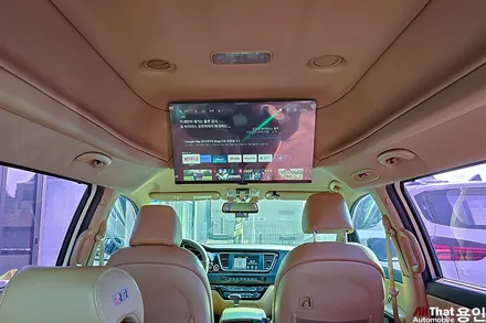 용인 카니발 하이 루프 QHD 모니터 호매틱스 셋탑박스 장착 / 용인 공세동