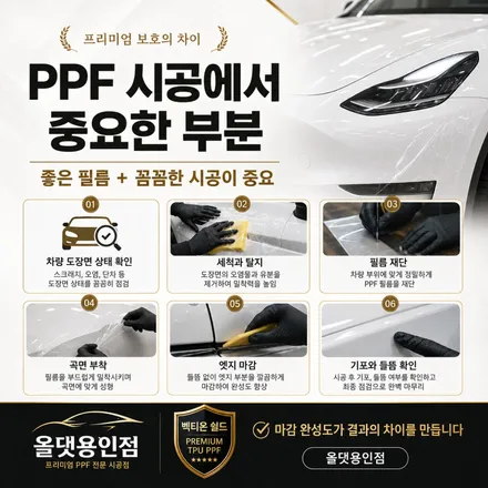 동탄 분당 수지 테슬라 모델Y 모델3 PPF, 벡티온 쉴드로 도장면 보호 / 용인 공세동