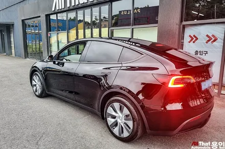 용인 모델Y 추천 썬팅 브이쿨 VK, X 블랙 반사 윈도 틴팅 / 용인 공세동