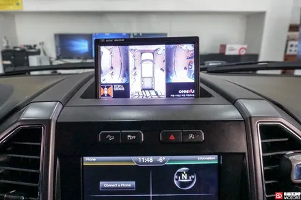 2018 포드 F150 옴니뷰NS 장착시공 by 이천 백두모터스 / 용인 공세동