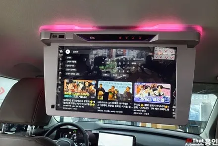 즐거움이 두 배 신형 카니발 노래방 천장 모니터 설치 후기 / 용인 공세동