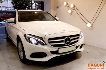 벤츠 W205 C클래스 차량  뒷자리 2단 열선시트 :: 바구니팩토리