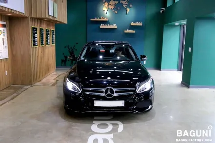 벤츠 W205 C클래스 차량 뒷자리 2단 열선시트[바구니팩토리]