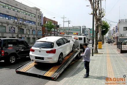 BMW F20 118D차량 통풍시트, 워크인스위치 패키지 시공