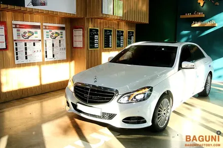 겨울 필수 시공 벤츠 W212 E200차량 뒷자리 디지털 열선시트
