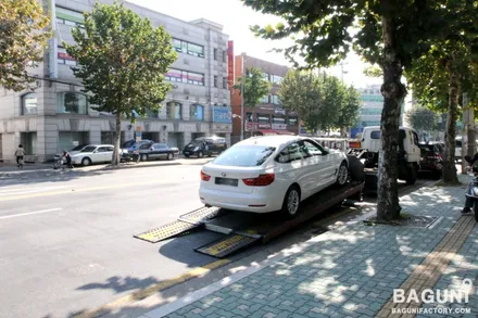 BMW 3GT(출고전 탁송차량) 바구니팩토리 제작 JD1 통풍시트