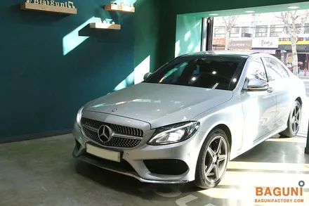 벤츠 C250D (순정 폴딩시트) 뒷자리 디지털 열선시트