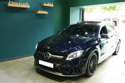 2018 GLA 45 AMG 뒷자리 열선시트 시공기 [ 벤츠 장안동 전문점 바구니팩토리 ]