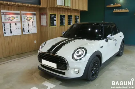 미니쿠퍼 3세대 5도어 뒷자리 디지털 열선시트 시공기 [ BMW 동대문구 바구니사운드 ]