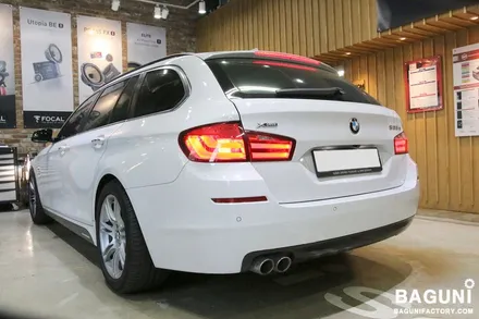 F10 5시리즈 투어링 뒷자리 디지털 열선시트와 조수석 워크인스위치 시공 [ BMW 시트튜닝 ]