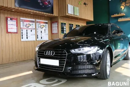A6 C7 LED패널을 적용한 뒷자리 열선시트와 조수석 워크인스위치 시공
