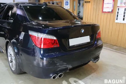 BMW E60 5시리즈 뒷자리 디지털 열선시공 [편의튜닝]