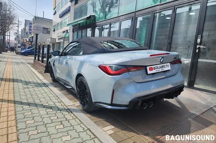 BMW G83 M4 컴패티션 컨버터블 LCI 2024년식 사이드미러 광각미러로 교체
