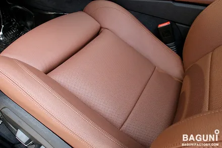 BMW F10 530D 차량 통풍시트와 전동 요추지지대.