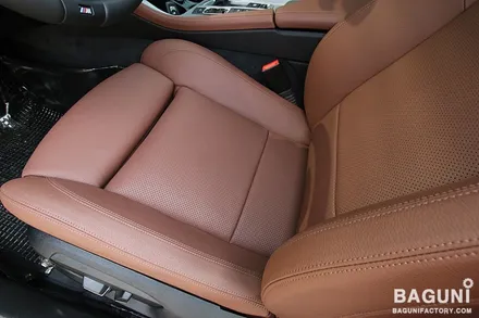 BMW F10 530D 차량 통풍시트와 전동 요추지지대.