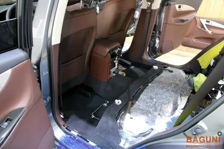 인피니티 QX50 뒷자리 디지털 열선시트