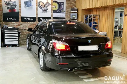 BMW 09년식 E60 5시리즈 뒷자리 디지털 열선시트