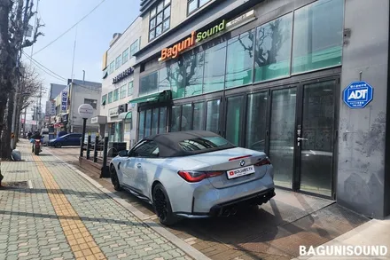 BMW G83 M4 컴패티션 컨버터블 LCI 2024년식 사이드미러 광각미러로 교체