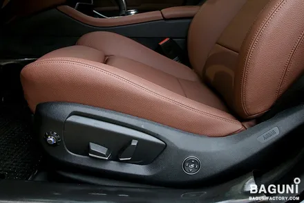 BMW F10 530D 차량 통풍시트와 전동 요추지지대.
