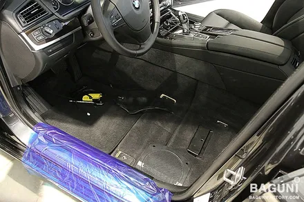 BMW F10 528i 자체제작 통풍시트, 전동식 요추지지대 :: 바구니팩토리