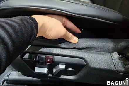 BMW F34 3GT 운전석 시트수리 및 통풍시트 그리고 조수석 워크인 튜닝