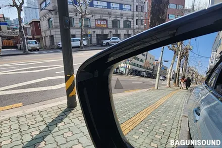 BMW G83 M4 컴패티션 컨버터블 LCI 2024년식 사이드미러 광각미러로 교체