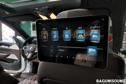 BMW 6GT 리어모니터 장착했습니다.