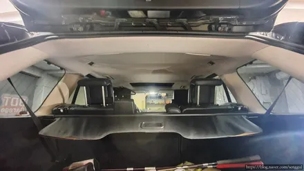 [BDT Garage] 울산 랜드로버 레인지로버 천장 들뜸 천갈이 트리밍 / 천장엠보싱 작업 / 울산 남구
