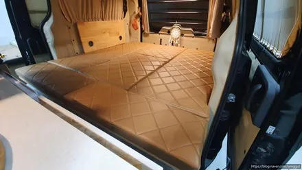 [BDT Garage] 울산 그랜드 스타렉스 3밴 캠핑카 침상 쿠션 매트 제작 작업 / 울산 남구
