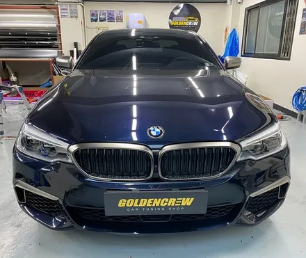 BMW M550d 사틴다크그레이!#전체랩핑#PPF#프론트패키지#부분랩핑#데칼#유리막코팅#크롬다이#크롬죽이기 / 서울 강서구