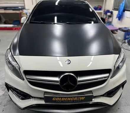벤츠 A45 amg 전체랩핑 시공! / 서울 강서구