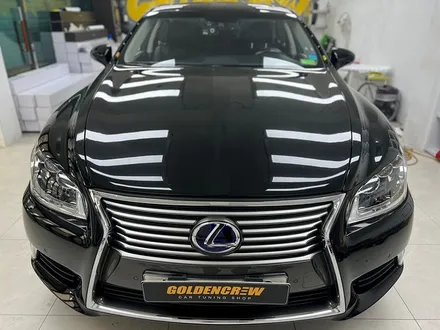 렉서스 LS600hL 사틴다크그레이 전체랩핑, 렉서스 차량랩핑, 차량드레스업 전문 시공점, / 서울 강서구