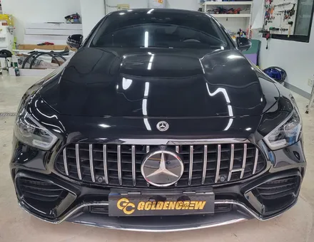 벤츠 GT63amg AX 샴페인 골드 고광도 전체랩핑 시공 / 서울 강서구
