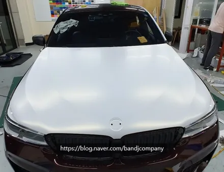 BMW GT 640i 사틴프로즌바닐라 전체랩핑_여의도랩핑_마포랩핑 / 서울 강서구