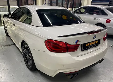BMW 4시리즈 컨버터블 시공기#전체랩핑#부분랩핑#bmw랩핑#서울랩핑#강서구랩핑#양천구랩핑#마곡랩핑 / 서울 강서구